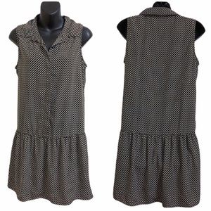 Black and White Patterned Dress